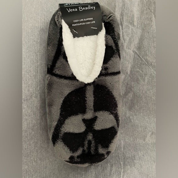 Vera Bradley Star Wars Cozy Life Slippers in Fleece (Size S/5-6) NWT. - Picture 2 of 6